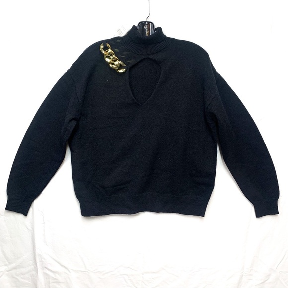 Demi Chain Detail Pullover Sweater - Picture 3 of 8